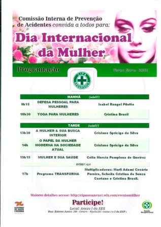evento.dia internacional da mulher. atualizada