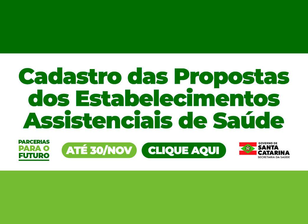 Cadastro das Propostas das Unidades Hospitalares Site 1