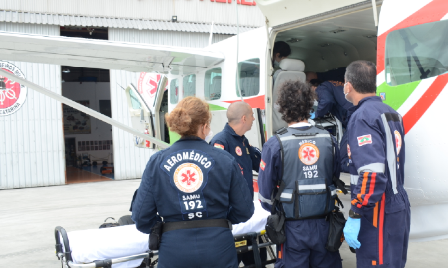 Novas aeronaves do governo do Estado realizam os primeiros transportes de pacientes