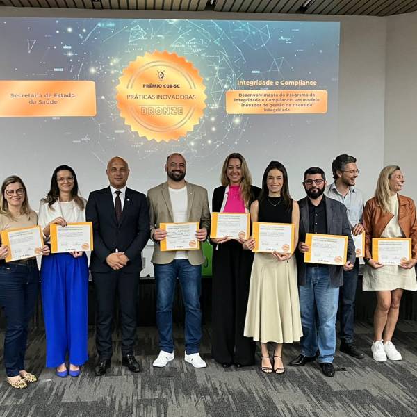 SES conquista 3º lugar no Prêmio CGE-SC Práticas Inovadoras