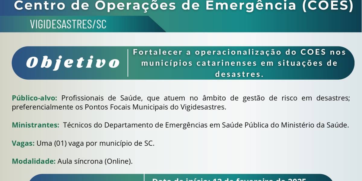 Diretoria de Vigilância Sanitária promove oficina sobre ativação do Centro de Operações de Emergência para os municípios