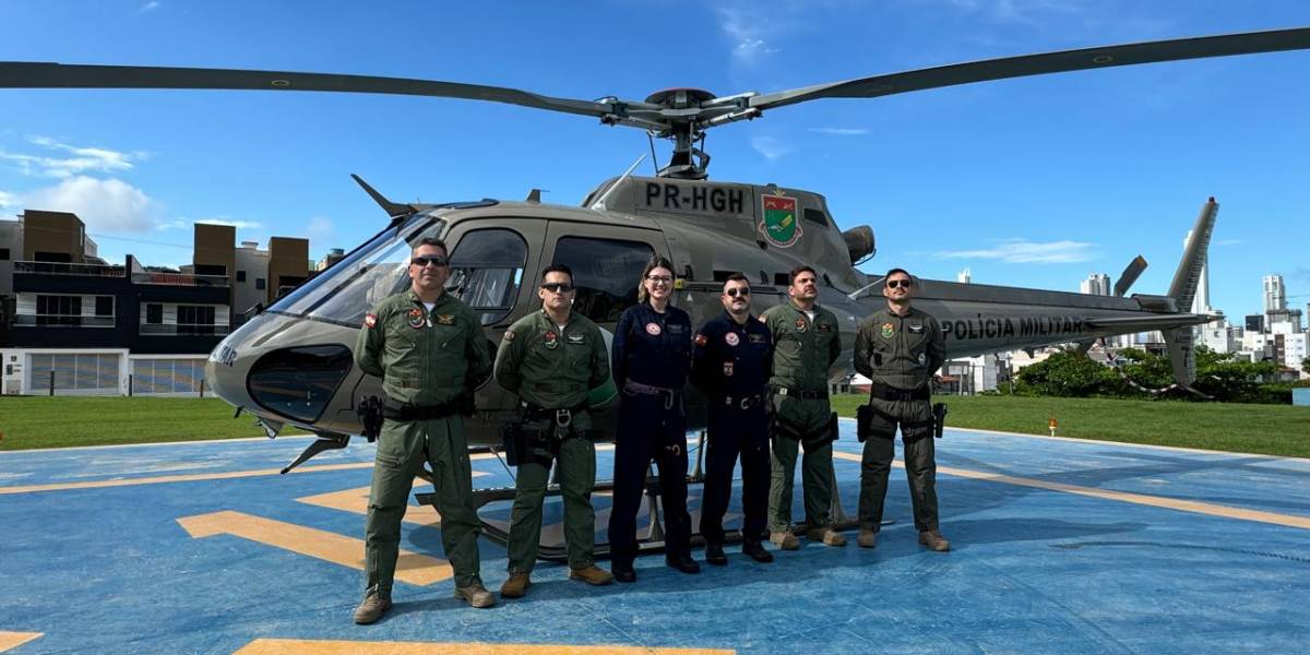 Corpo de Bombeiros Militar e Secretaria de Saúde mantém atendimento aéreo em Blumenau e região