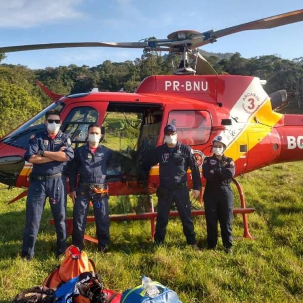 Corpo de Bombeiros Militar e Secretaria de Saúde mantém atendimento aéreo em Blumenau e região