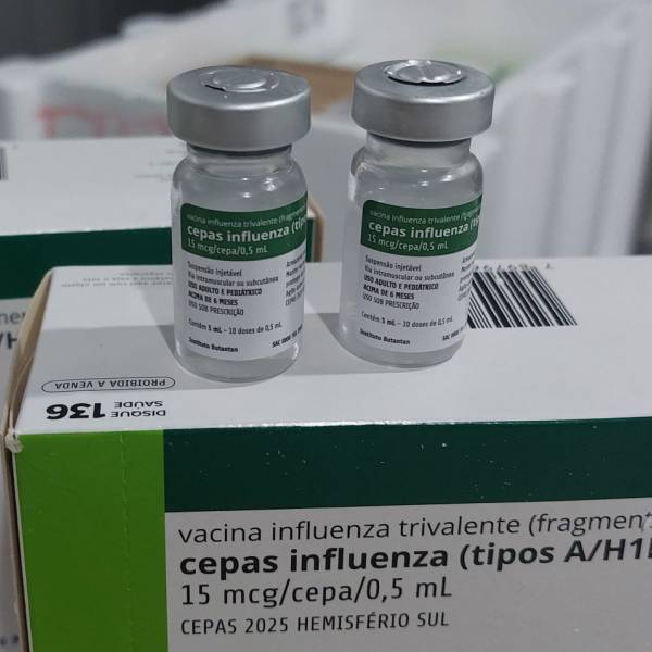 Estado inicia distribuição das primeiras doses de vacina contra a gripe