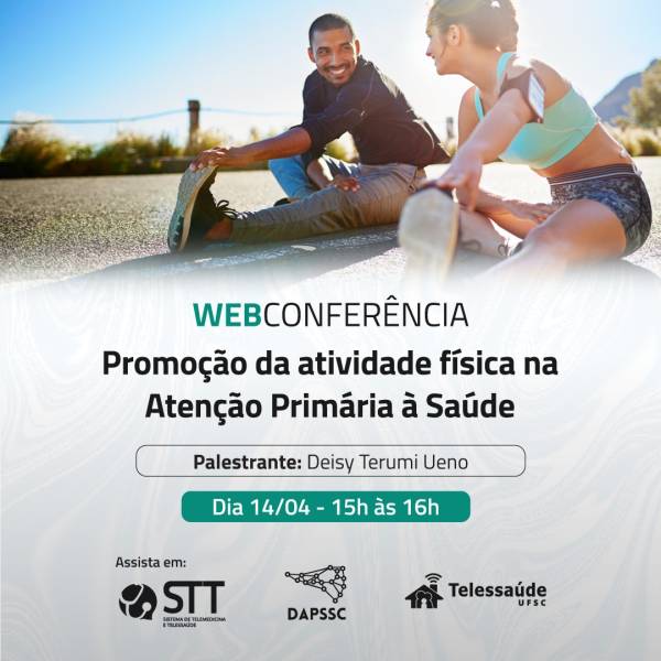 Webconferência discute Promoção da atividade física na Atenção Primária à Saúde