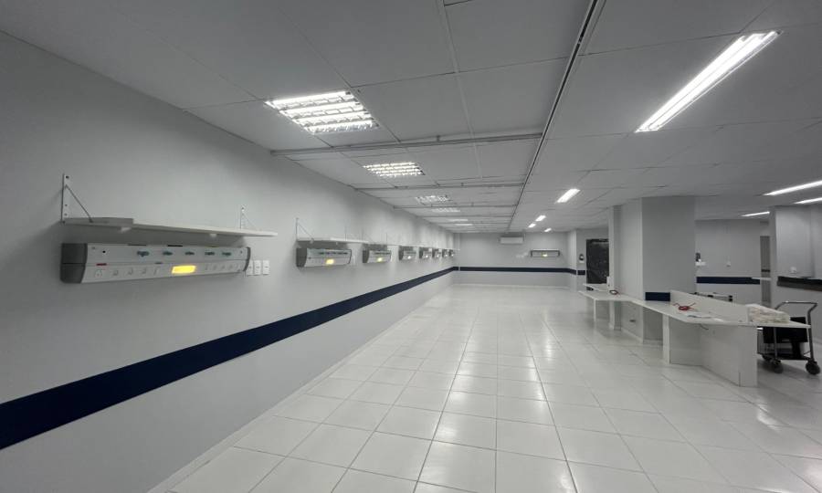 Saúde em Obras: Revitalização do Pronto-Socorro do Hospital Regional de Joinville avança com mais de 80% de entrega