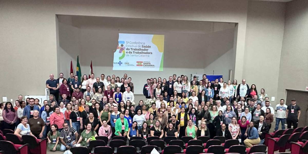 Inicia etapa macrorregional da 5ª Conferência Estadual de Saúde dos Trabalhadores no Meio Oeste e Serra