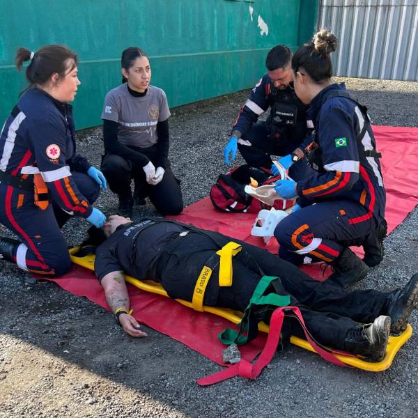 Equipes da Saúde Estadual participam do maior simulado de desastres do Brasil