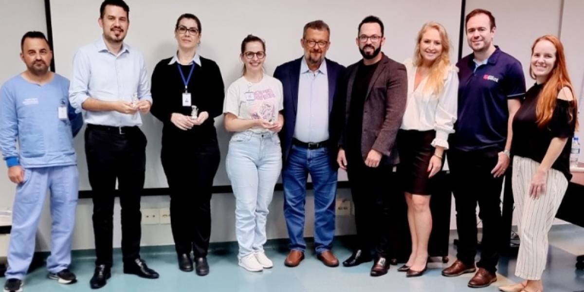 SC Transplantes visita hospitais de Chapecó e São Miguel do Oeste, e divulga cursos a profissionais da região