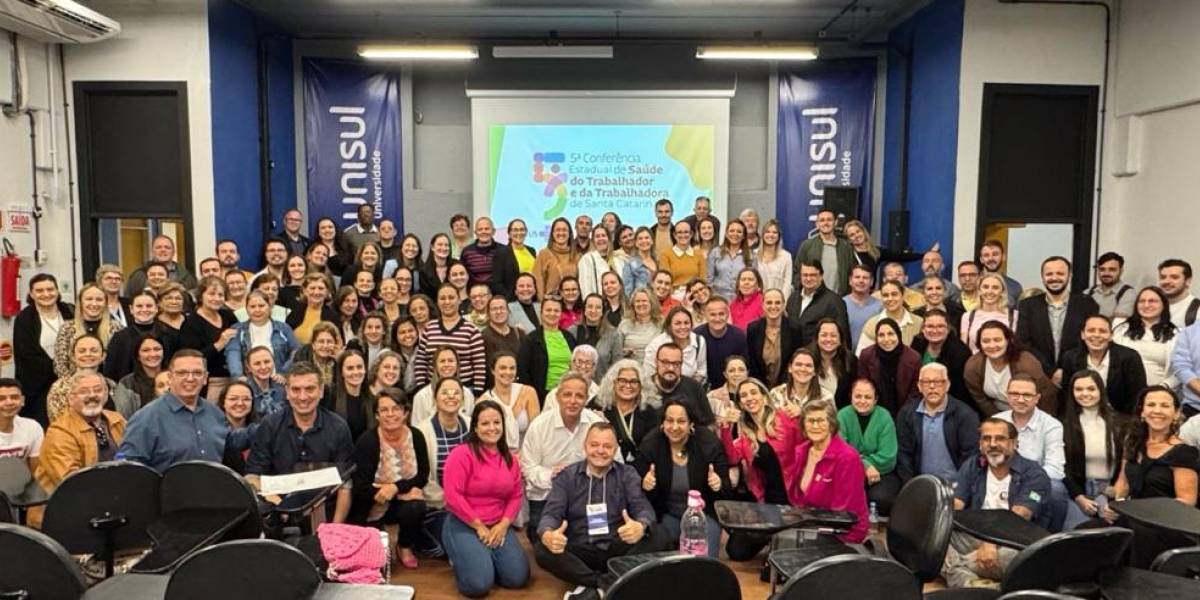Sul recebe etapa macrorregional da 5ª Conferência Estadual de Saúde dos Trabalhadores, em Tubarão