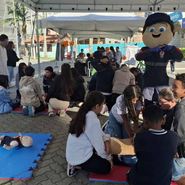 Em Itapema, projeto SAMU no Parque promove ações de educação e prevenção em saúde