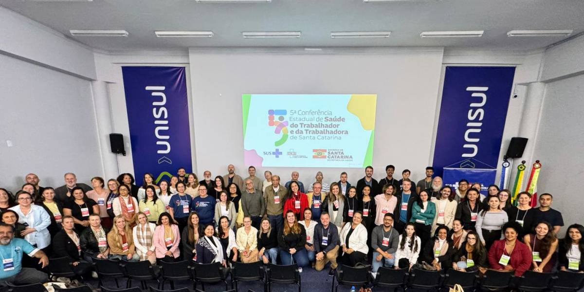 Grande Florianópolis recebe etapa macrorregional da 5ª Conferência Estadual de Saúde dos Trabalhadores, em Palhoça