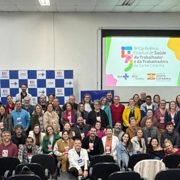 Vale do Itajaí recebe etapa macrorregional da 5ª Conferência Estadual de Saúde dos Trabalhadores, em Blumenau