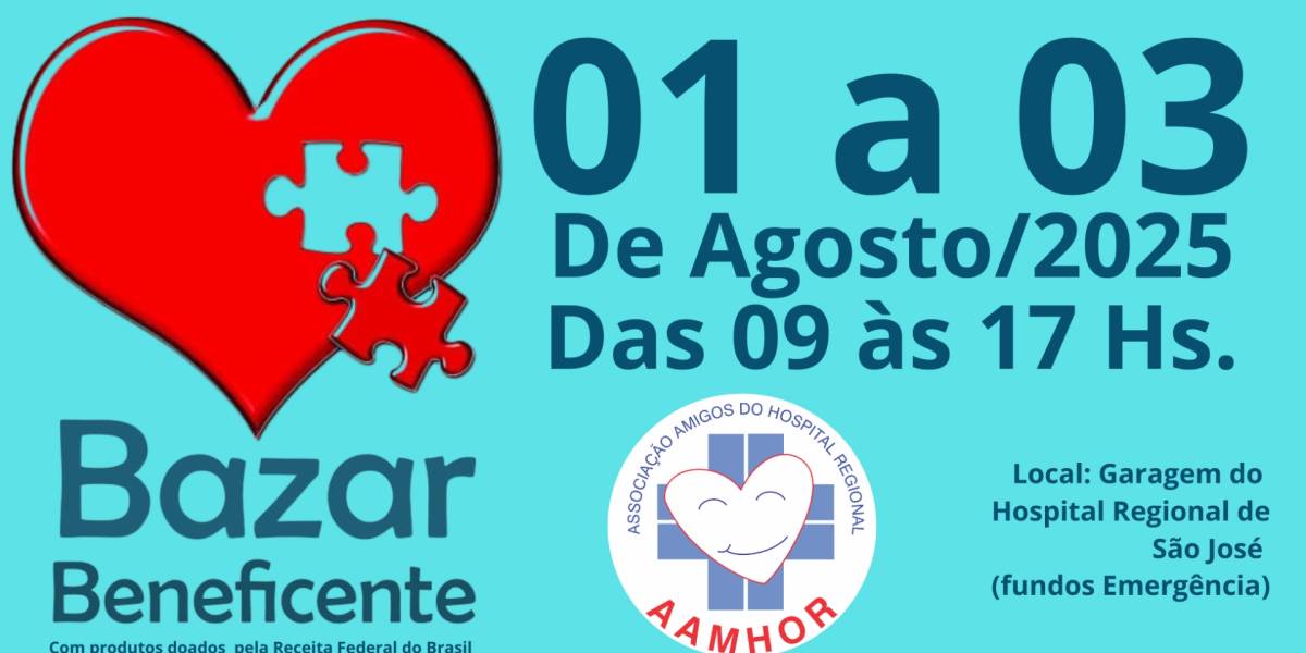 Bazar Beneficente AAMHOR 2025