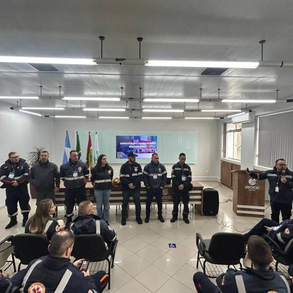 SAMU SC capacita 40 condutores socorristas do Meio-Oeste e do Planalto Serrano, em Videira