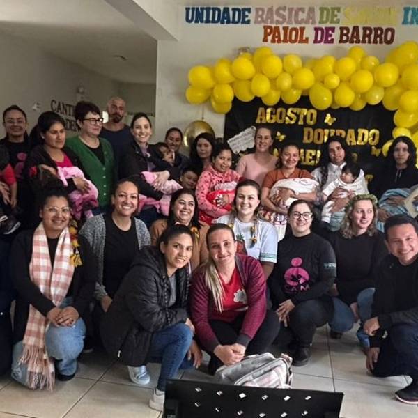 Agosto Dourado: Hospital Regional São Paulo participa de ação na comunidade indígena Paiol de Barro, em Entre Rios