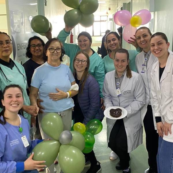 Hospital Regional Terezinha Gaio Basso promove o Corredor da Esperança para pacientes de longa permanência