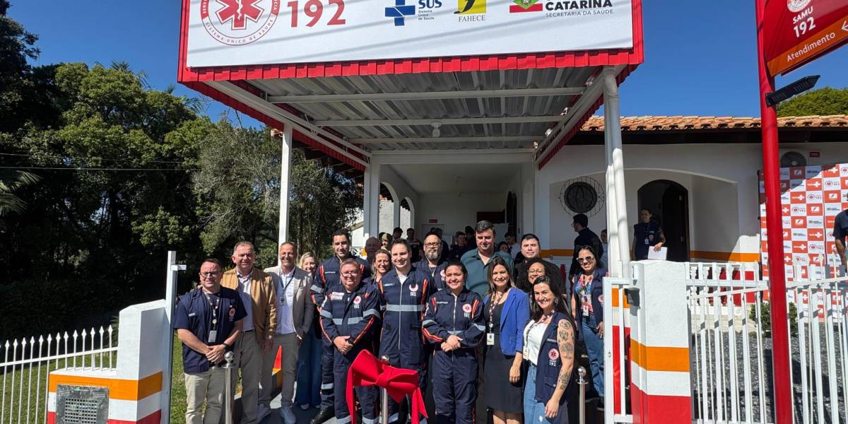 SAMU inaugura nova base da Unidade de Suporte Avançado em Rio do Sul