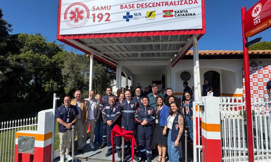 SAMU inaugura nova base da Unidade de Suporte Avançado em Rio do Sul