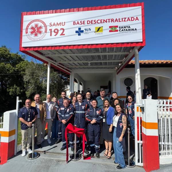 SAMU inaugura nova base da Unidade de Suporte Avançado em Rio do Sul
