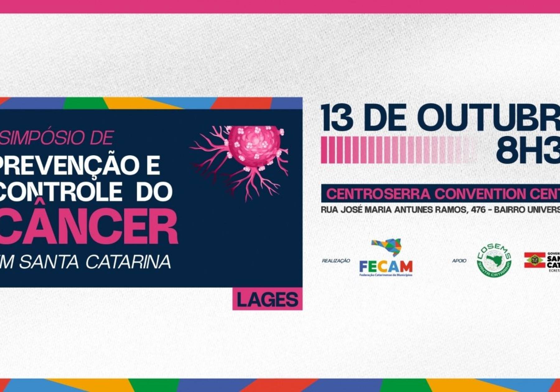 FECAM, SES e Cosems realizam I Simpósio de Prevenção e Controle do Câncer em Santa Catarina