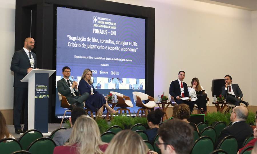 Secretário de Saúde de Santa Catarina apresenta ações em evento do Conselho Nacional de Justiça