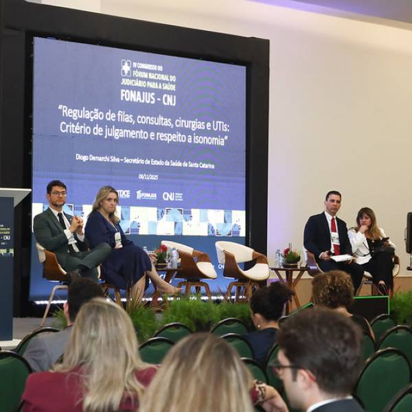 Secretário de Saúde de Santa Catarina apresenta ações em evento do Conselho Nacional de Justiça