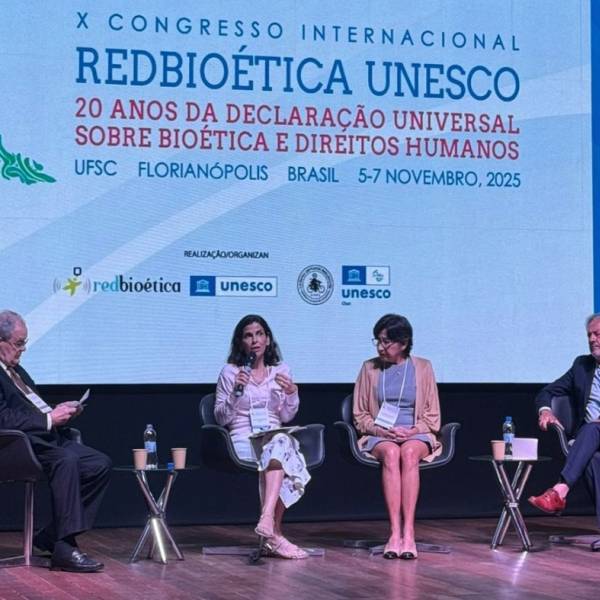 Secretaria da Saúde de SC integra discussões sobre Bioética e Direitos Humanos em congresso internacional da Unesco