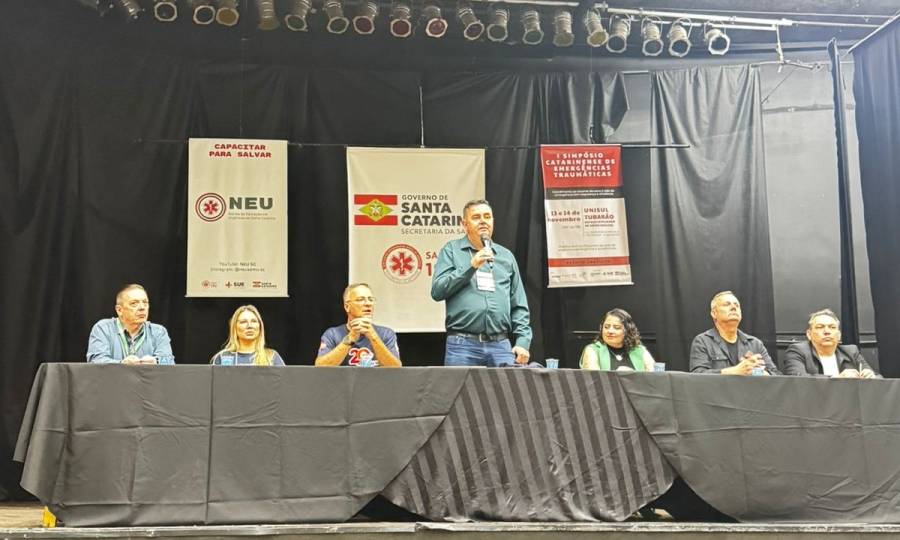 Saúde promove o Simpósio Catarinense de Emergências Traumáticas para fortalecer a rede de urgência