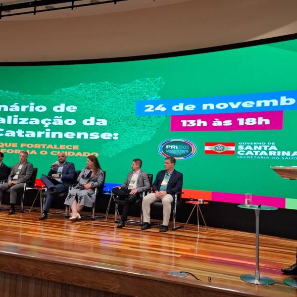 Saúde SC realiza 1º Seminário de Regionalização da Saúde com foco em governança, redes e cuidado integrado