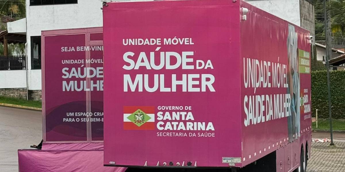 Carreta da Saúde da Mulher está em Ibirama realizando exames para pacientes do Alto Vale do Itajaí 