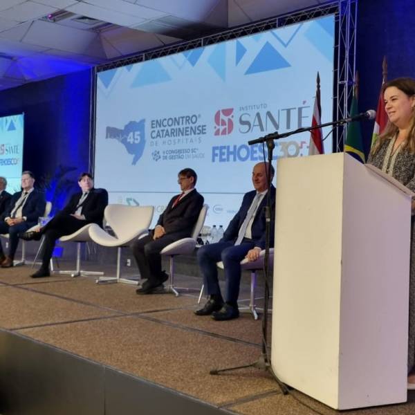 Avanços na Saúde de Santa Catarina são destaque no 45º Encontro Catarinense de Hospitais