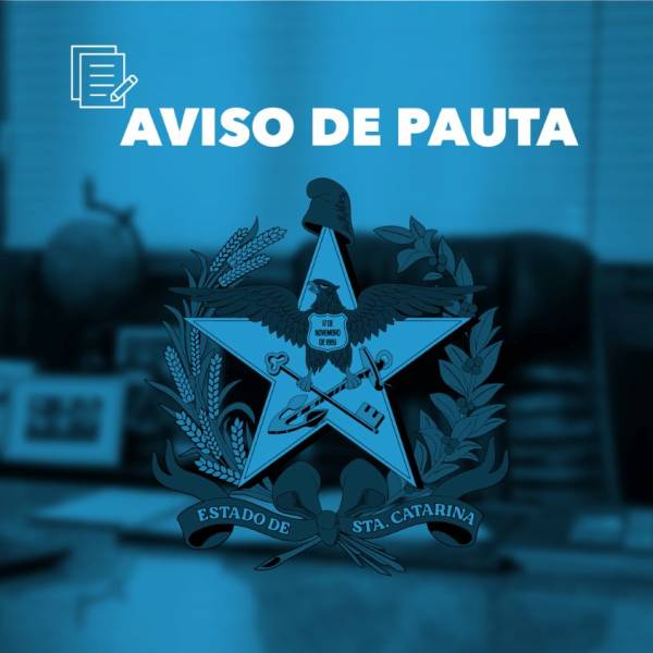AVISO DE PAUTA: governador assina termo de colaboração para a gestão do Hospital Regional Ruth Cardoso em Balneário Camboriú