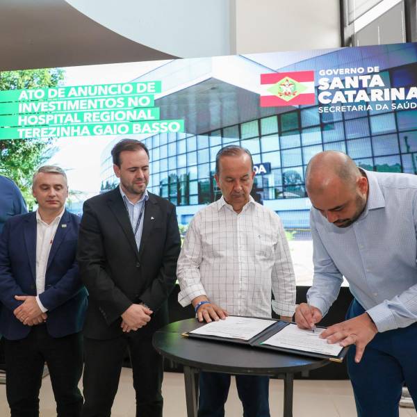 Governo de SC anuncia investimentos de R$ 23 milhões para o Hospital Regional de São Miguel 