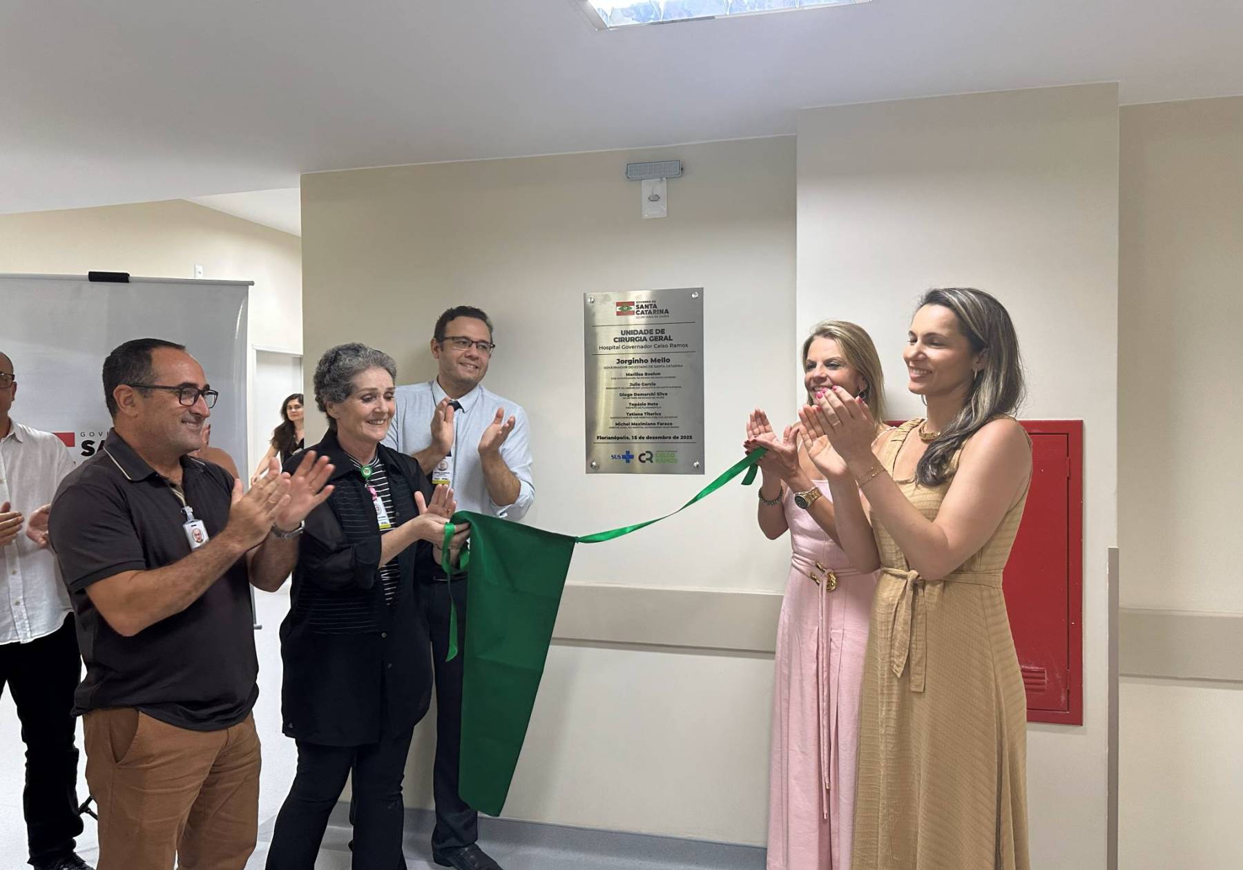 Saúde em Obras: Hospital Governador Celso Ramos inaugura reforma da Unidade de Cirurgia Geral 