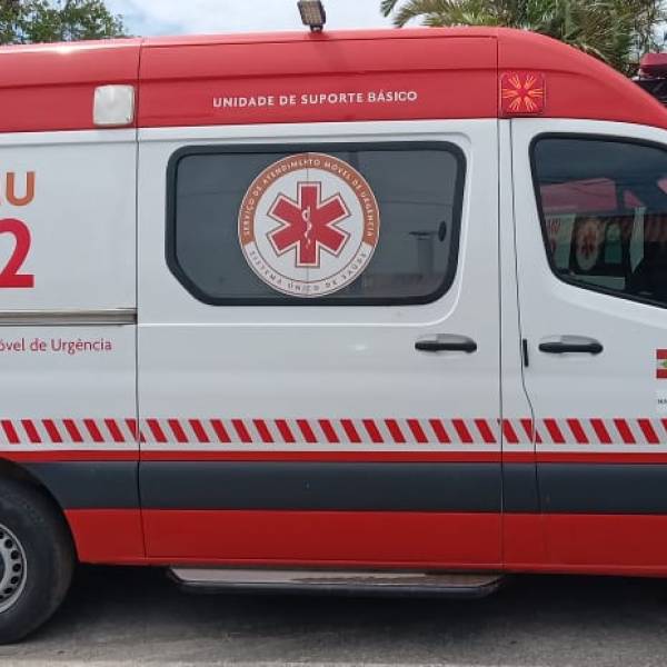 Secretaria da Saúde substituirá ambulância do SAMU após perda total do veículo em Ascurra