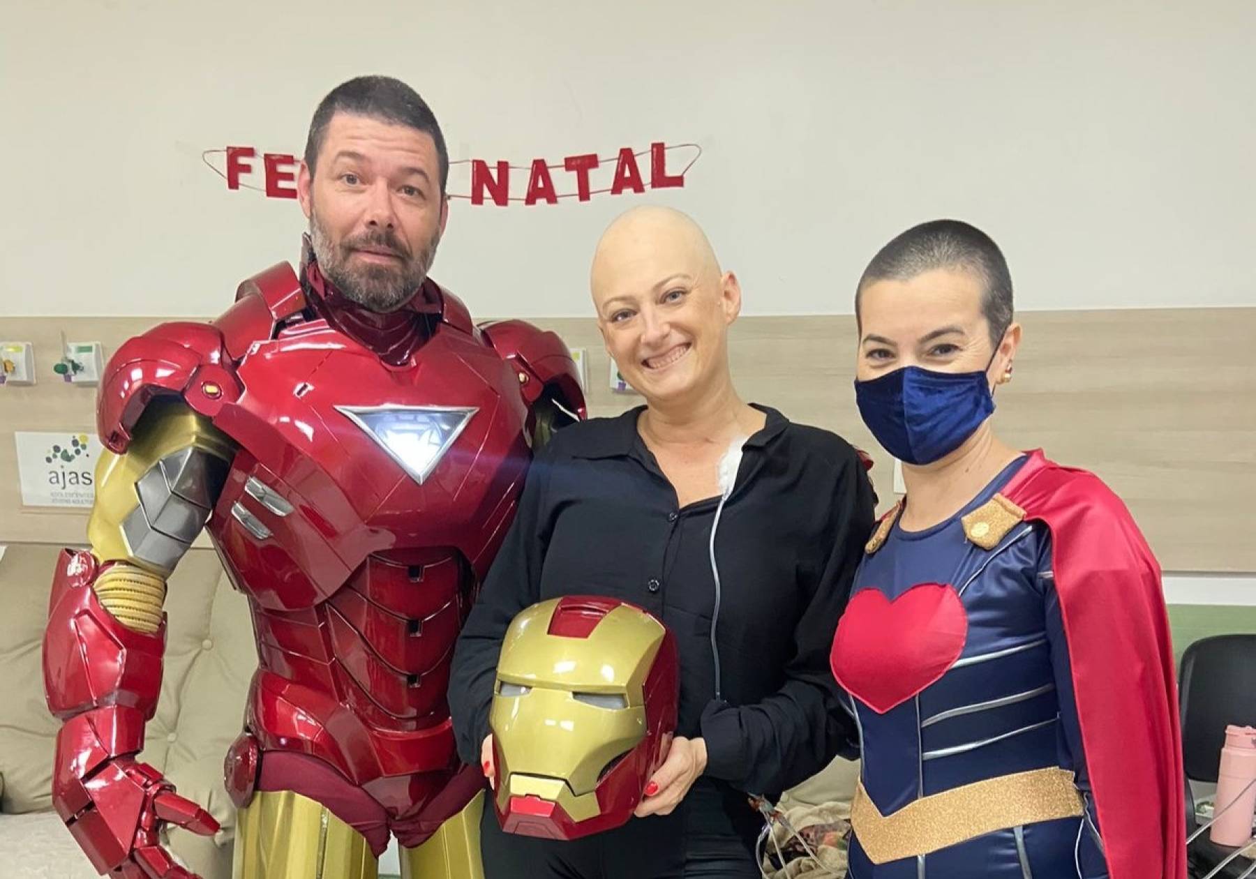 Projeto Coração de Ferro leva esperança e acolhimento aos pacientes do CEPON