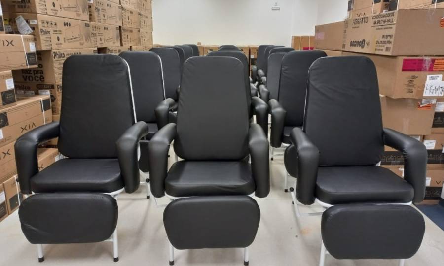 Com 130 poltronas novas, Hospital e Maternidade Tereza Ramos reforça assistência prestada em Lages