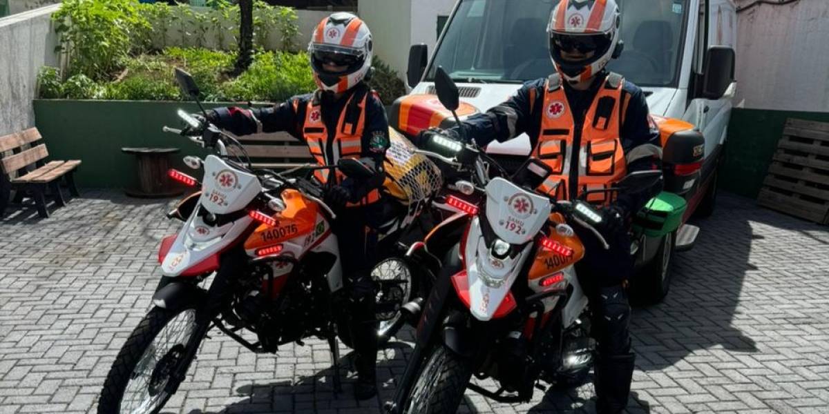 Motolâncias ampliam agilidade no atendimento de urgência e emergência em Chapecó 