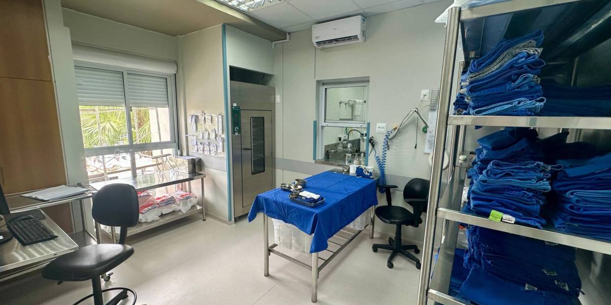 Saúde em Obras: Central de Material e Esterilização do Instituto de Cardiologia recebe manutenção e reforça a segurança hospitalar