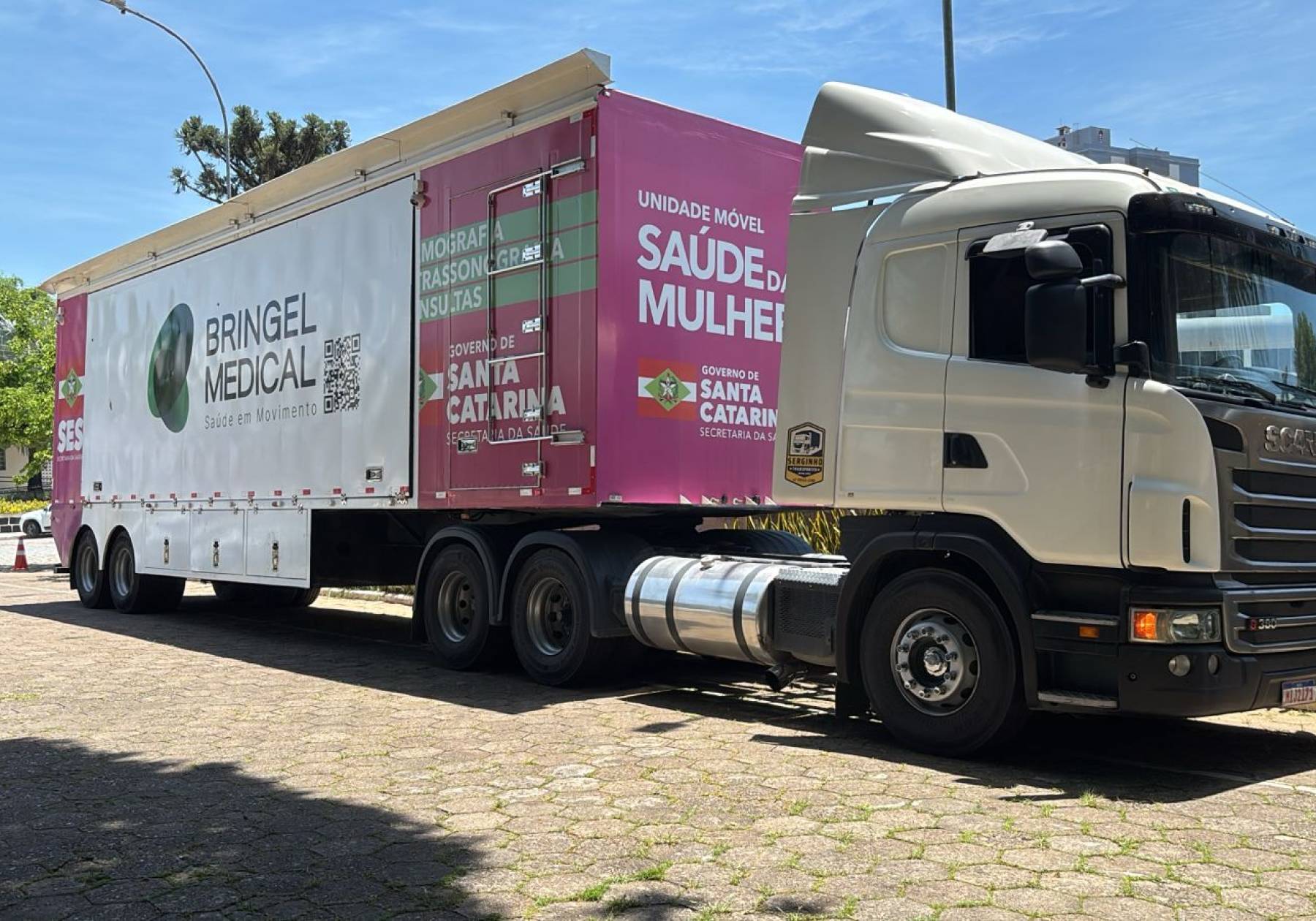 Carreta da Saúde da Mulher chega a Indaial para realização de exames 