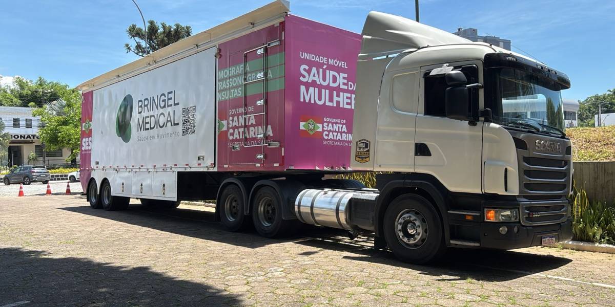 Carreta da Saúde da Mulher chega a Indaial para realização de exames 