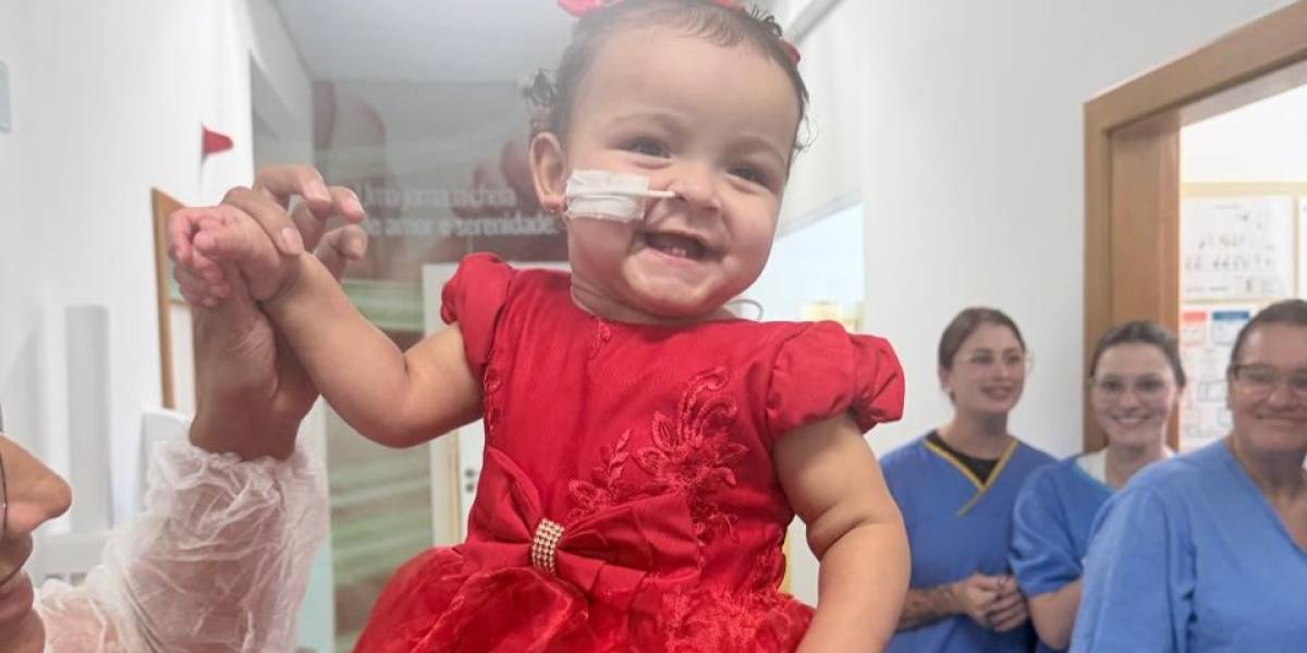 Em Criciúma, Criança recebe alta do Hospital Materno-Infantil Santa Catarina 400 dias após nascer