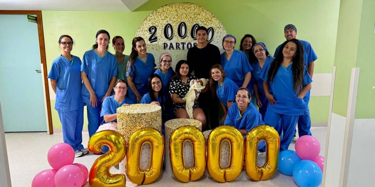 Hospital Materno-Infantil Santa Catarina chega a marca de 20 mil partos