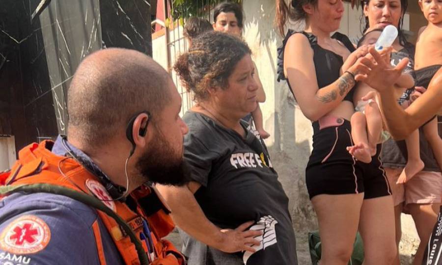 Agilidade das motolâncias do SAMU salva bebê de engasgo em Camboriú