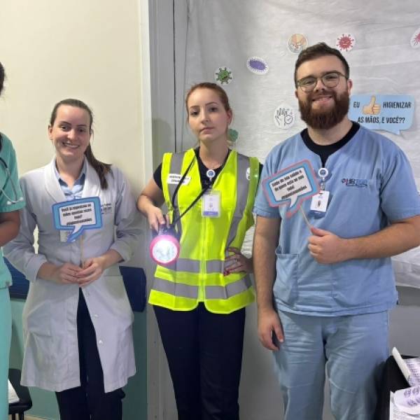 Hospital Regional Terezinha Gaio Basso realiza ações contínuas de conscientização sobre higienização das mãos