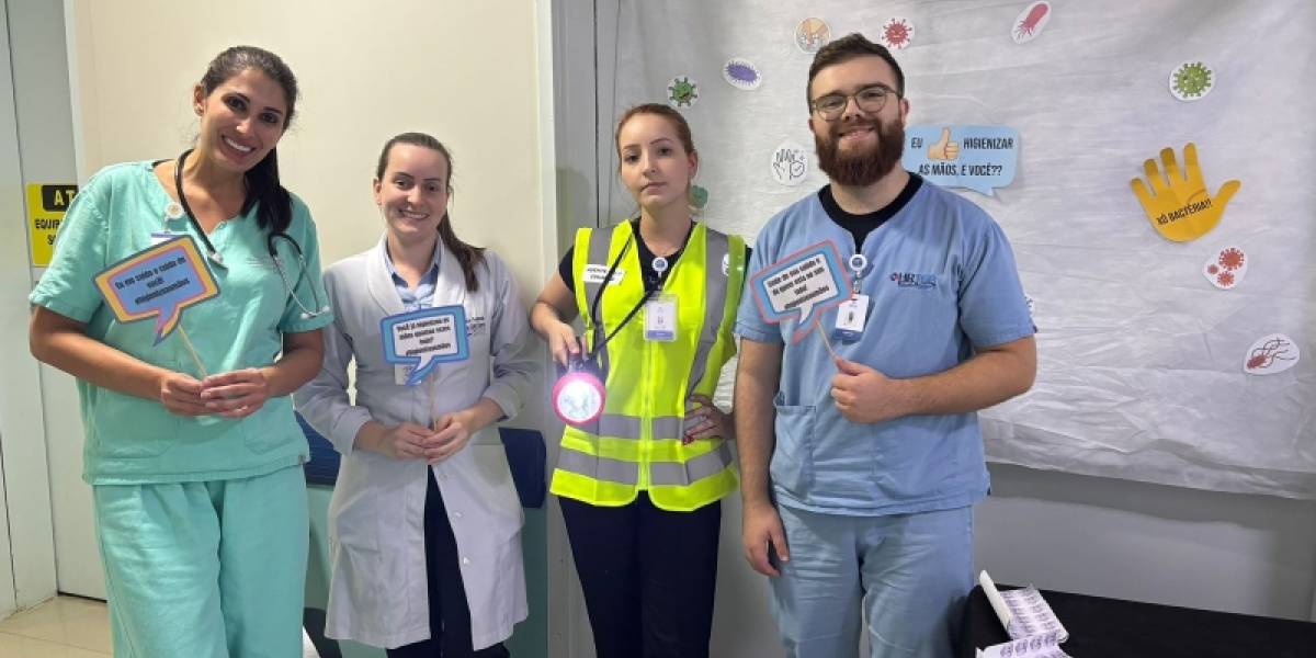 Hospital Regional Terezinha Gaio Basso realiza ações contínuas de conscientização sobre higienização das mãos