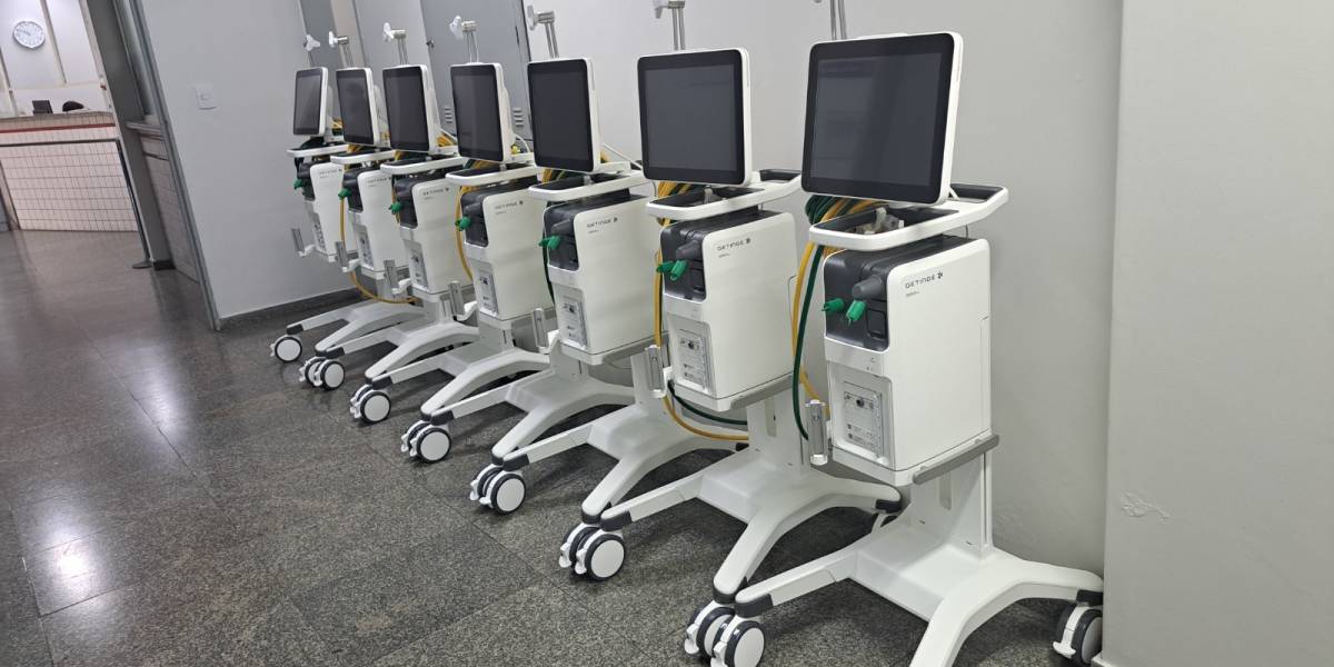 Hospitais estaduais recebem ventiladores neonatais e ampliam proteção a recém-nascidos
