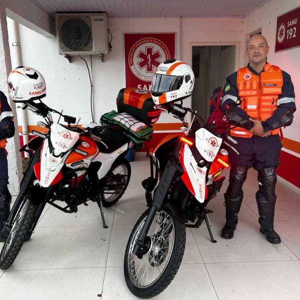 Motolâncias ampliam agilidade no atendimento de urgência e emergência em Criciúma