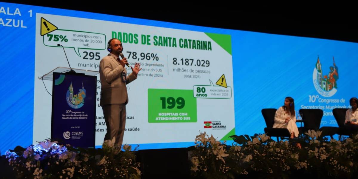 Avanços na Saúde Estadual são destaques no 10º Congresso do Cosems em Chapecó